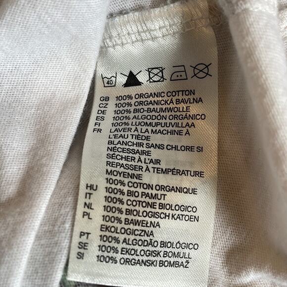 H&M Garden Collection Floral Smocked Top Tunic Dress Milkmaid Cottage - Picture 5 of 5